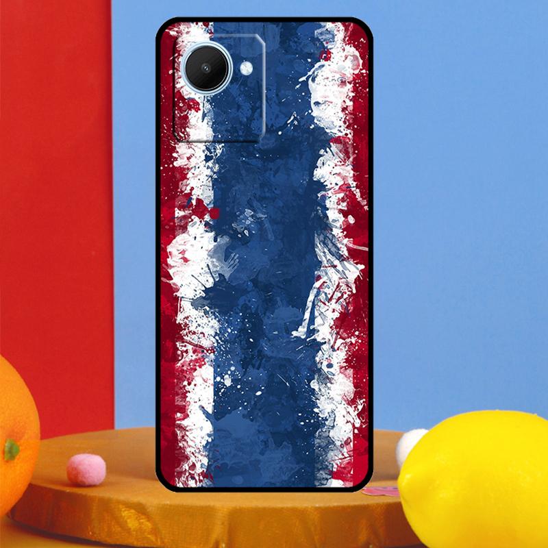Thailand Flag Map For Realme 15 Pro 10 11 12 13 14 Pro Plus GT6 GT7 C61 C67 C63 C71 C55 C51 C65 C53 C75 Case