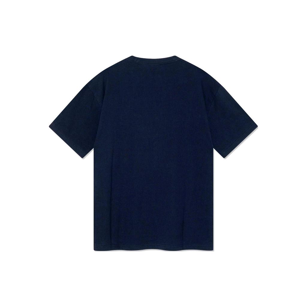 Letter Print Round Neck Pullover Short Sleeve T-Shirt Unisex Tops LE2402ST01NA
