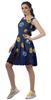 Moomaya Printed Lace Evening Mini Dress For Party Sleeveless Women Clothing