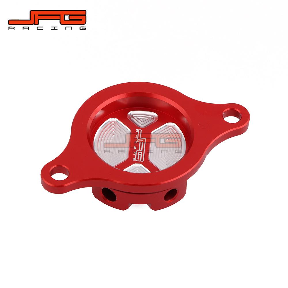 CRF450R 2009-2016 CNC Aluminum Engine Oil Filter Cover for Off-Road Motorcycles