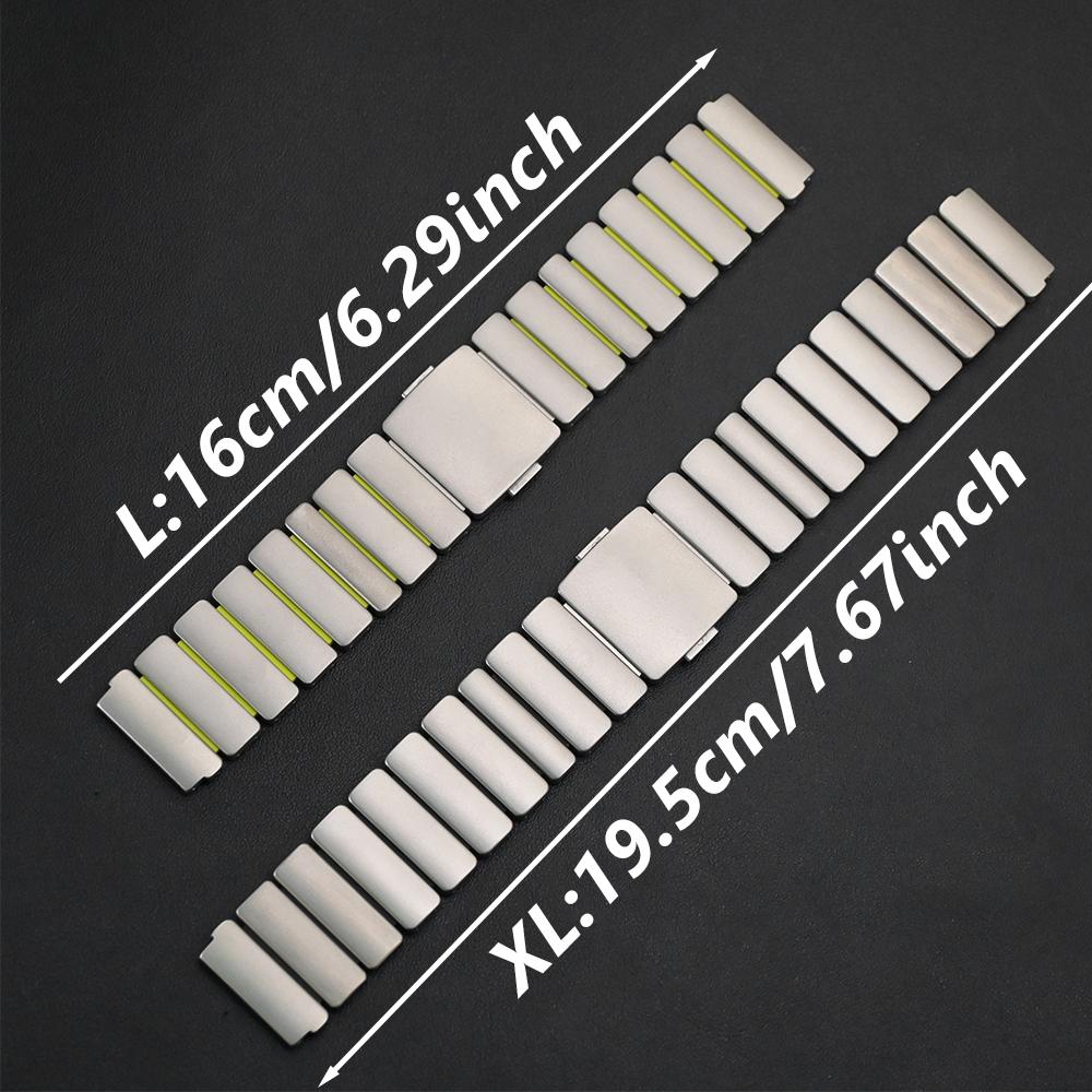 22mm Titanium Band for Huawei Watch GT6 Pro 46mm GT5Pro Luxury Bussiness Strap Metal Bracelet for Seiko for Amazfit Balance 3 2R