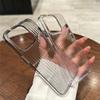 Soft Corrugated Transparent Phone Case For iPhone 11 12 13 14 15 16 Pro Max Shockproof Silicone Bumper Back Cover