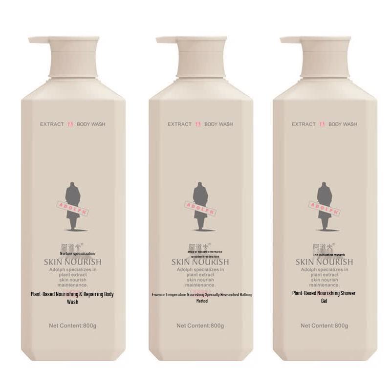 ADOLPH Botanical Deep Nourishing Shower Gel (3x800g)