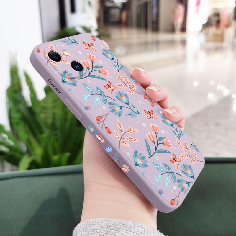 Romantic Garden Phone Case For iPhone 17 17 Air 16 15 14 13 12 11 Pro Max Mini X XR XS MAX Cover