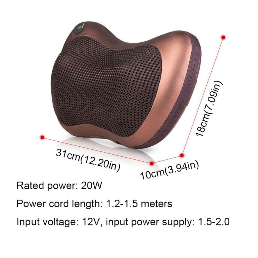 Multifunctional Electric Massage Pillow Kneading Cervical Massage Device Car Massage Pillow Home