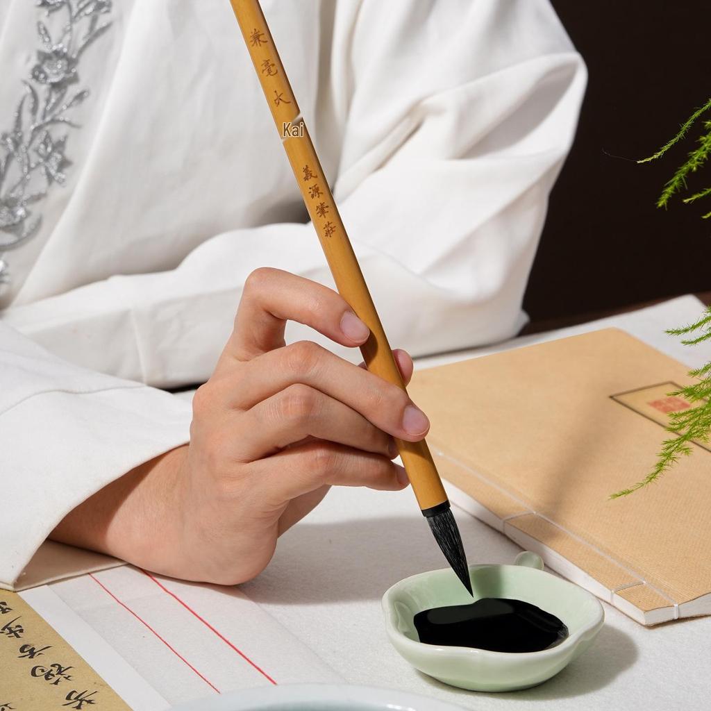 Ling Yue Wang Xizhi Schrift Kalligraphie Pinsel Set: Mischhaar, Anfängerfreundlich, Große/Mittlere/Kleine Größen für die Chinesische Malerei