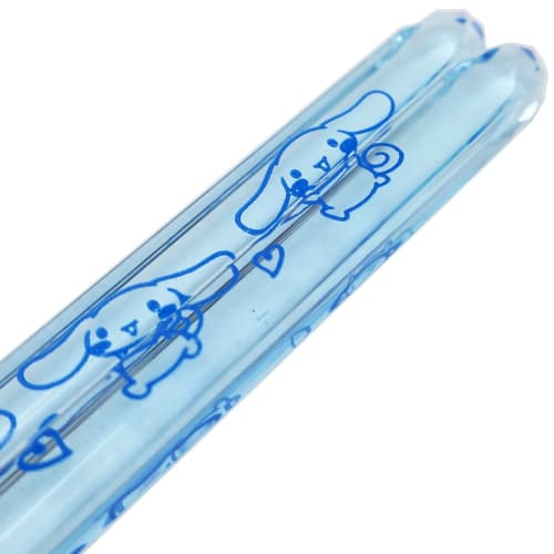 Sanrio "Cinnamoroll" Heart Clear Chopsticks, Light Blue, 490562