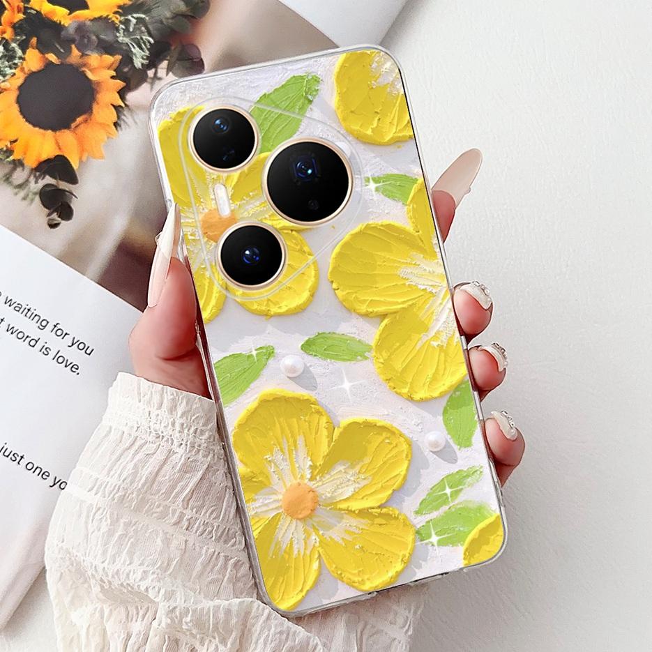 For Huawei P80 Pro Plus Case LMR-AL10 Cute Fashion Painted Cover Soft Slim Phone Case For Huawei Pura 80 Ultra Pura80 Pro+ Shell