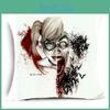 Luxurious 18'' Harley Quinn Joker Polyester Pillowcase For Ultimate Home Decor