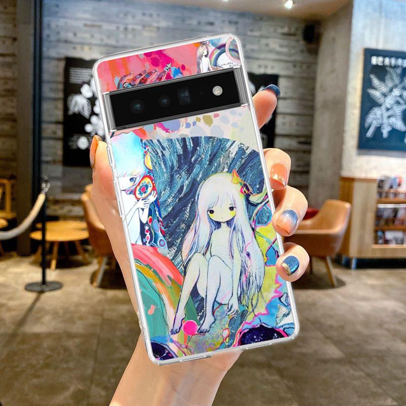 

Aya Takano Phone Case Cover for Google Pixel 9 8 7 6 5 4 XL Shockproof Silicone 7A 6A 5A 4A 3A XL Pro 5G Transparent Shell Capas Pixel 7 PRO