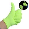 1 Pair Anti-Slip Green Gloves Durable Neon Glove Work Gloves Fluorescent Gloves  Party Supplies