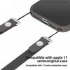 Prémiový magnetický pletený popruh pro originální iPhone 17 Pro Max 17 Air Phone crossbody šňůrka proti ztrátě Apple popruh