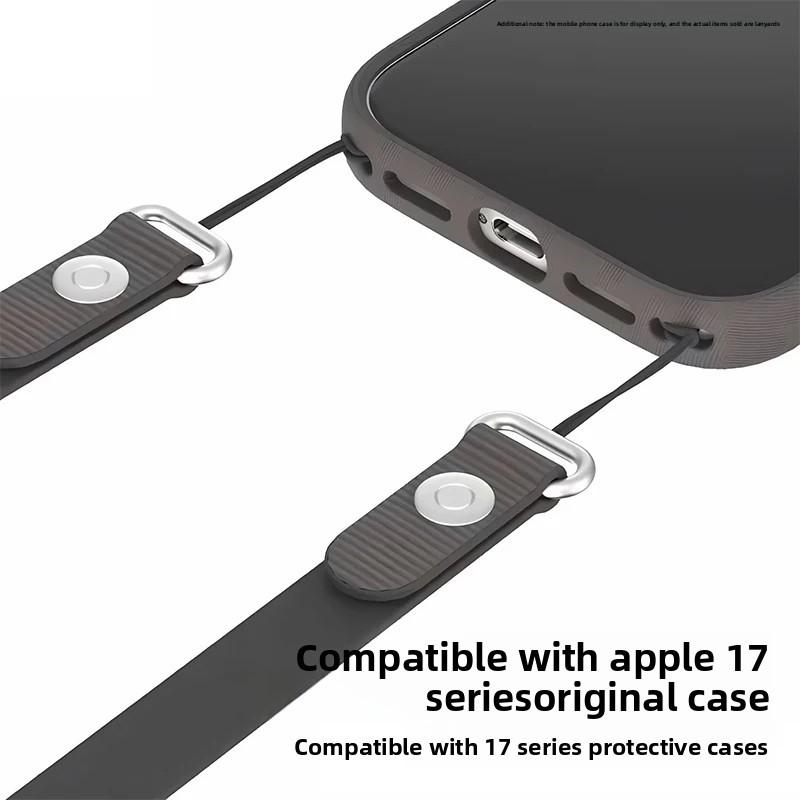 Prémiový magnetický pletený popruh pro originální iPhone 17 Pro Max 17 Air Phone crossbody šňůrka proti ztrátě Apple popruh