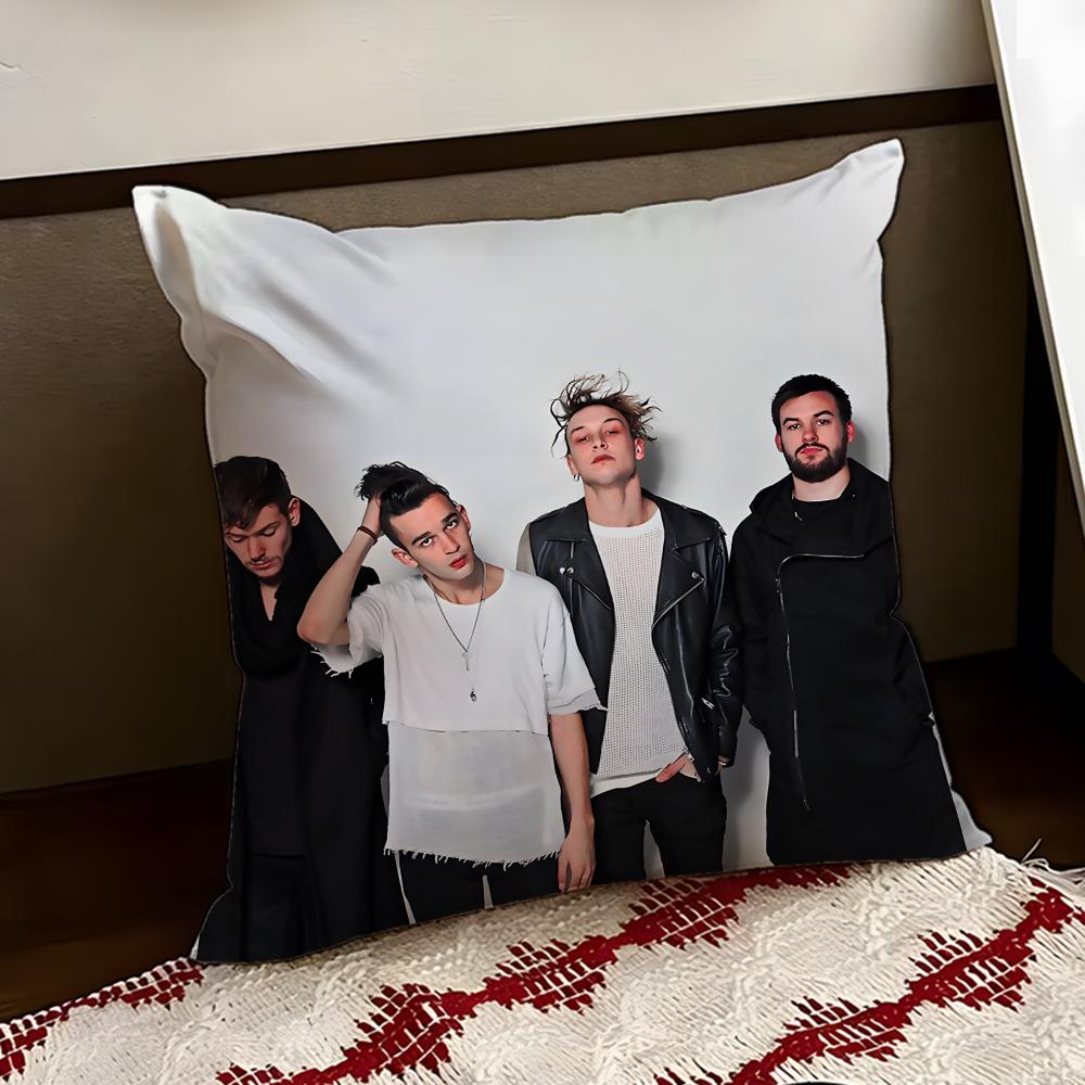 TThe 1975S Band Cushion Cover Reversible Soft Durable Pillow Cover Home  Car MultiScene Use for Daily Comfort