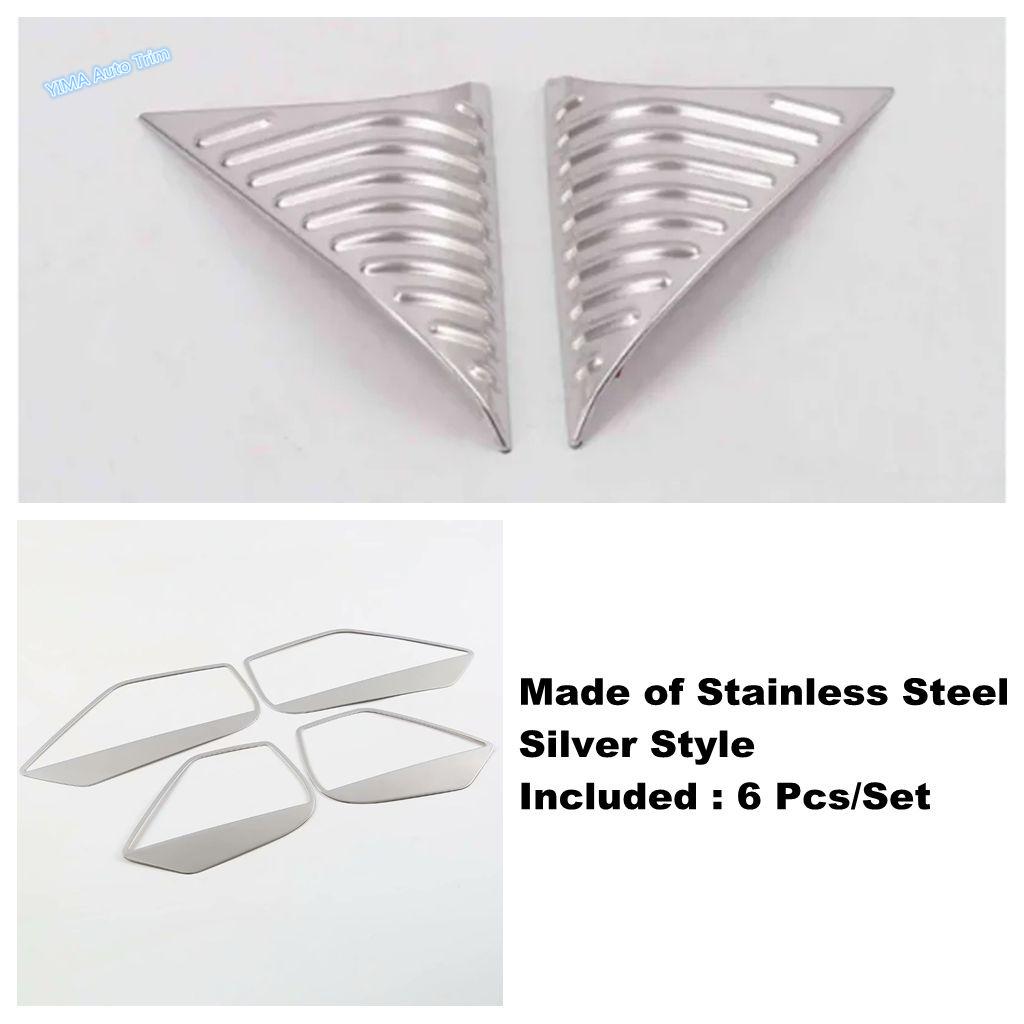 For VW Volkswagen Arteon 2018 - Car Inner Window Pillar A Stereo Speaker / Door Stereo Speaker Frame Cover Trim Accessories