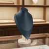 Necklace Display Bust Elegant Design Jewelry Solid Wood Construction Mannequin