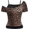 T-shirt Set Estivo Gotico con Fantasia Europea e Americana - Tendenza INS - Manica Corta da Donna