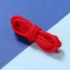 White Polyester Round Shoelaces for Hiking, Dad Sneakers, & Basketball Shoes