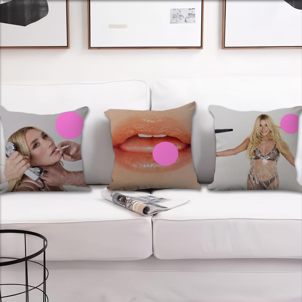 Kesha Pop Music Singer cushion cover Pillow Case Square Cushion Room Bedroom Headboard Sofa Living Backrest Nap Time