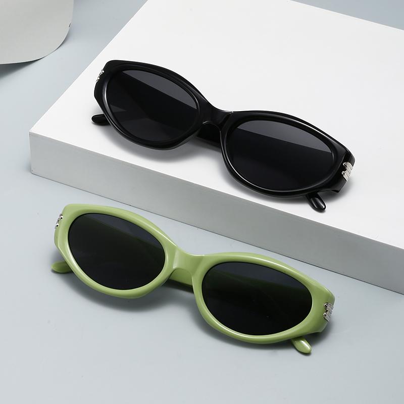 New Women Rectangle Vintage Sunglasses Brand Designer Retro Points Sun Glasses Female Lady Eyeglass Cat Eye Driver Goggles
