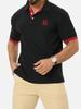 Men's Polo Casual Work T Shirts Quick Dry Short Sleeve Golf Shirt for Outdoo