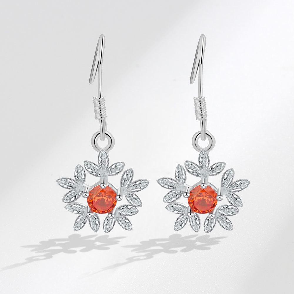 Lindon Kolczyki ze stopu miedzi z cyrkoniami Kolczyki wiszące dla kobiet Prezenty weselne