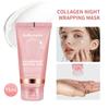 Collagen Wrapped Night Mask,Moisturizing Firming,Deeply Hydrates Reduces Skin Texture,Night Care Mask Ideal for Use Before Bed