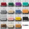 American Style Footstool Cover  Rectangle Elastic Ottoman Cover High Quality Velvet Furniture Protector Footrest Slipcover