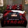 Naruto Bedding Suit Quilt Cover 3D Printed Bedroom Bed Cover Bedclothes 2/3pcs Anime Cartoon Room Decoration Xmas Gift