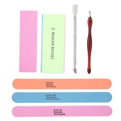 Manicure Set Nail Polisher Nail Files Buffer Kit Dead Skin Pusher Cuticle Removal Nail CareTool