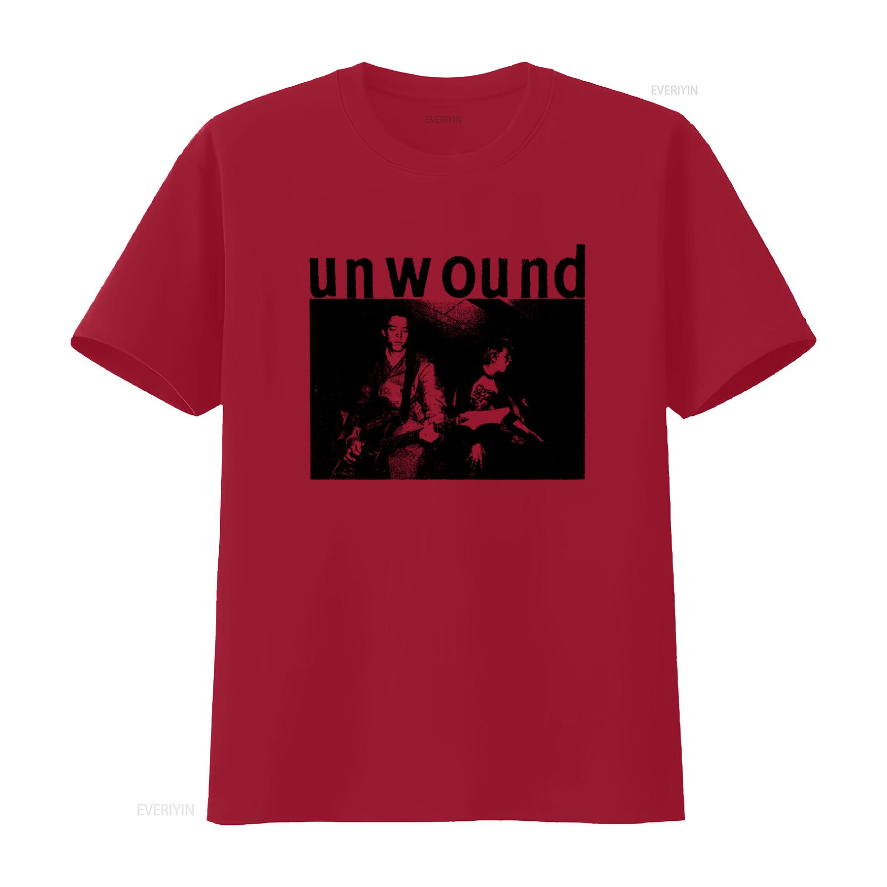 Unwound Rock Band Inspired T Shirt Pre Order Now Read Description Unique Music Themed Print vintage Washed Versatile Casual S