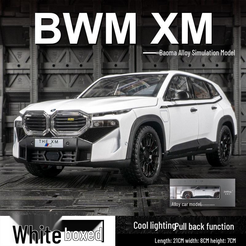 

Jinlifang 1901-330 Сплавная модель внедорожника BMW XM: Коллекционная игрушечная машинка для мальчиков