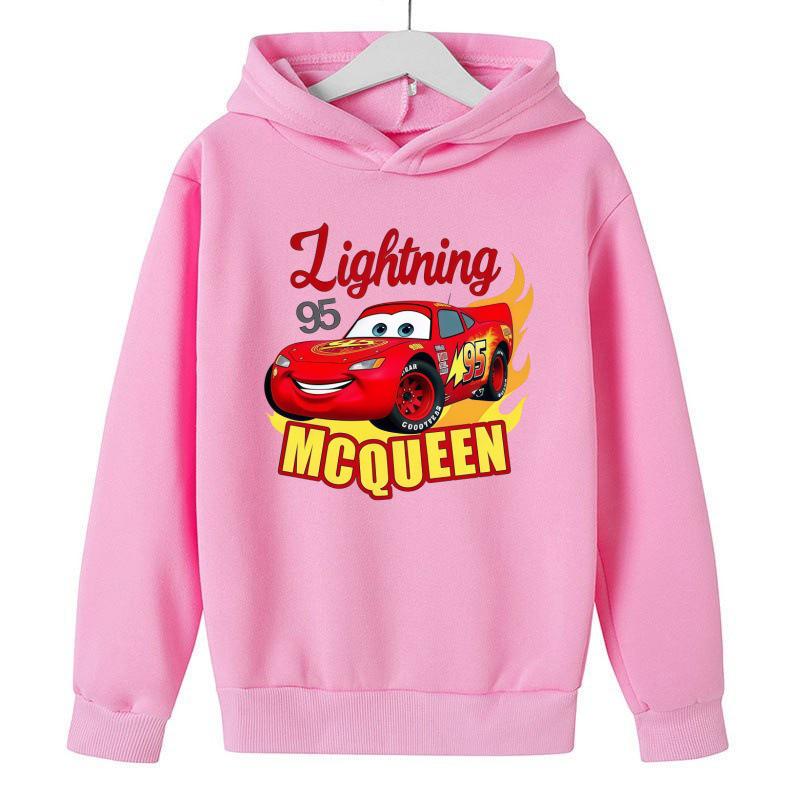 Moletom de Corrida Lightning McQueen 95 para Crianças - Blusa Primavera/Outono