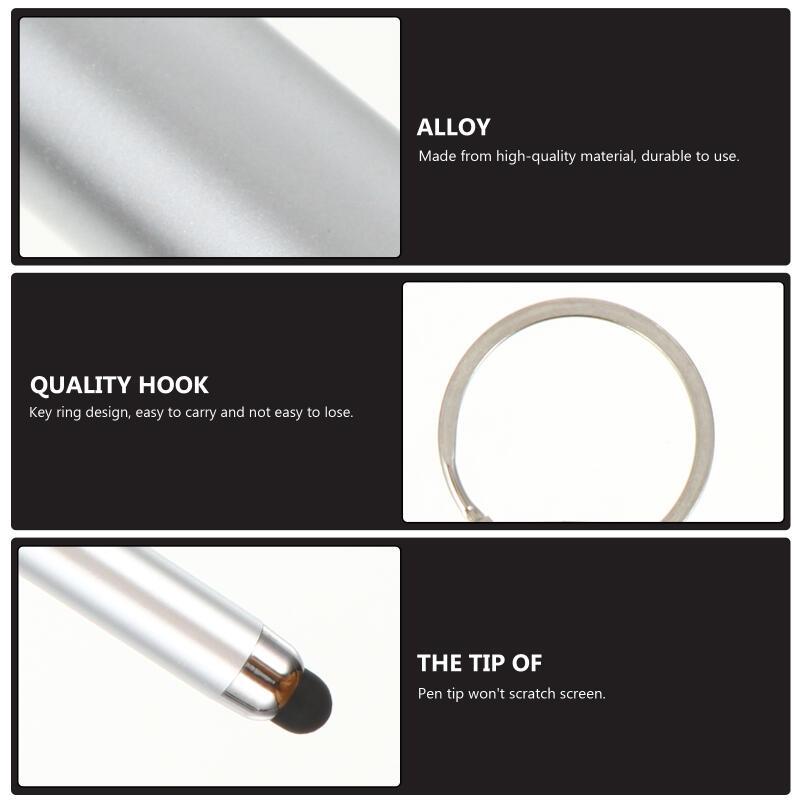 HdoorLink  Multifunctional 3 in 1 Stylus Pen Signing Pen With Key Ring Capacitive Touch Screen Tablet Pen Smart Pencil Accessories