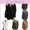 Luxuriously Soft Womens Teddy Bear Faux Fur Fleece Winter Coat Cardigan Jacket