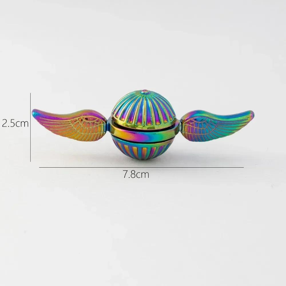 Fidget Spinner Adult Anti-stress Fingertip Gyro Fidget Relieves Stress Toy Golden Snitch Metal Hand Spinner Spinning Gyroscope