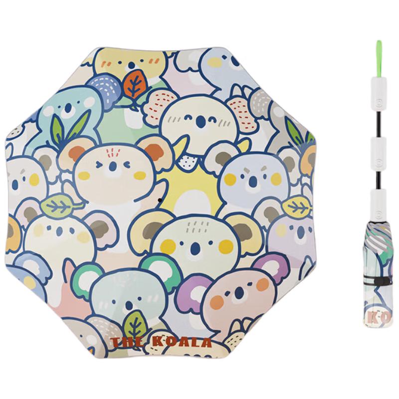 ZUODU Children s Automatic Tri-fold UV Protection Umbrella