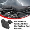 For Harley Sportster XL 883 1200 Iron 883 04-18 Motorcycle Diamond Stitched Two-Up Front Driver Rear Passenger Cushion Seat Pad