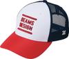 Baseball ZETT by BEAMS White X Red Free Size BH79506 Hat, DESIGN, (1164), (56-60cm),