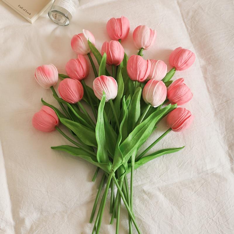 3/5Pcs Simulated Tulip Berry Flower Artificial Bouquet Living Room Plant Home Decoration Ornament Desktop Prop DIY Wedding Decor