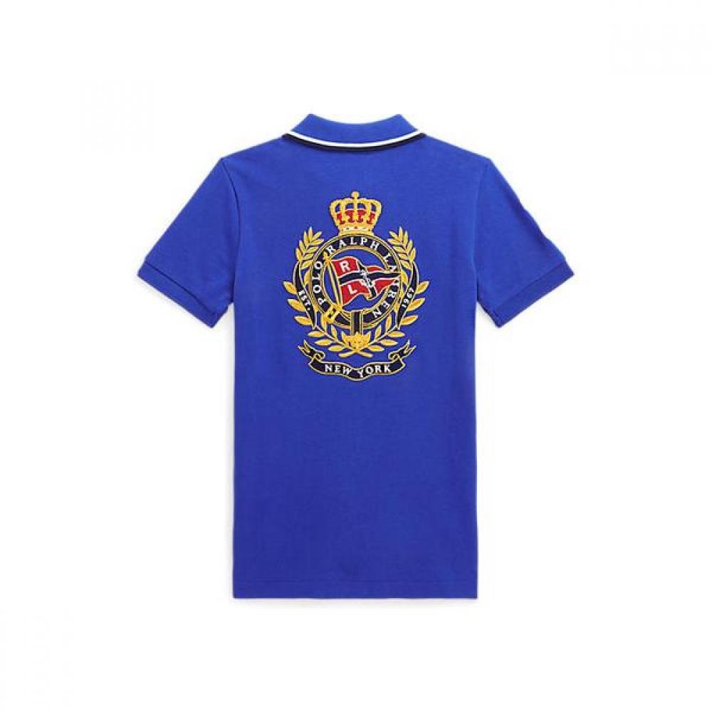 Polo Kids Crest Cotton Mesh Polo Shirt Cwpoknit8020670400
