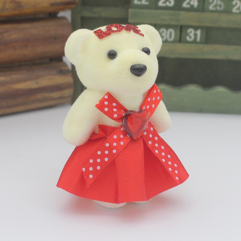 Cross-border Fresh Flowers & Cartoon Bouquet Dolls - Foam Bears & DIY Handmade Wrapping Materials