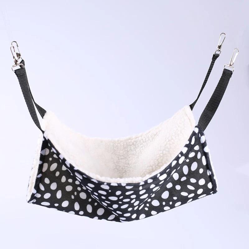 Winter Warm Cat Cage Hammock for Cats Kitten Strong Little Pet Bed Mat Chinchillas Guinea Pig Gotas Beds Home Mascotas Products