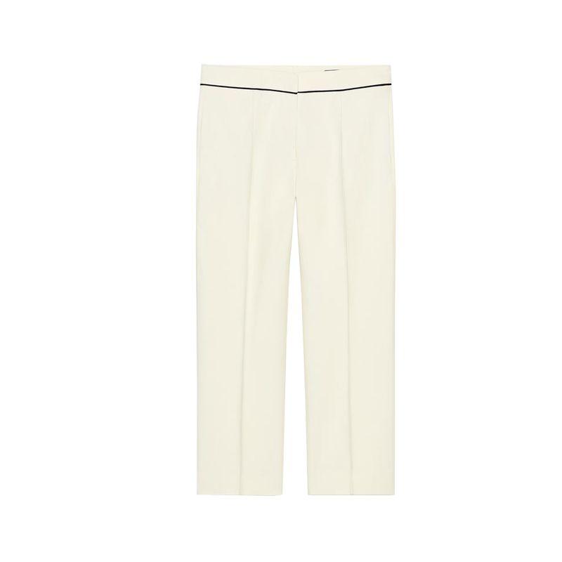 

Za Long sleeve Lapel Contrast Color Trim Blazers 3085694 Mid Waist Contrast Color Trim Pants 3088694 Ben White Pants XS