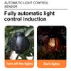 Garden Decoration Lamp Flame Effect LED Outdoor Light Hollowed-Out Solar Pendant Light Last Up To 6H for Patio Lawn Yard Pathway