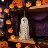 Cute Expression Woven Ghost Tapestry Woven Craft Cotton Rope Pendant Bat Wall Decor  Home Party
