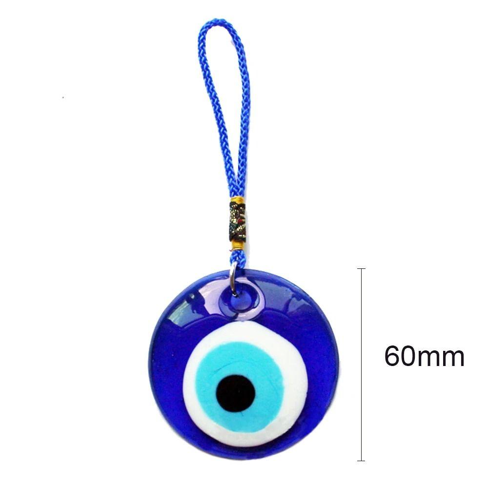 Blue Eye Lucky Eye Keychain Glass Bead Car Hanging Charm Car Jewelry Lucky Eye Pendant Bag Charms