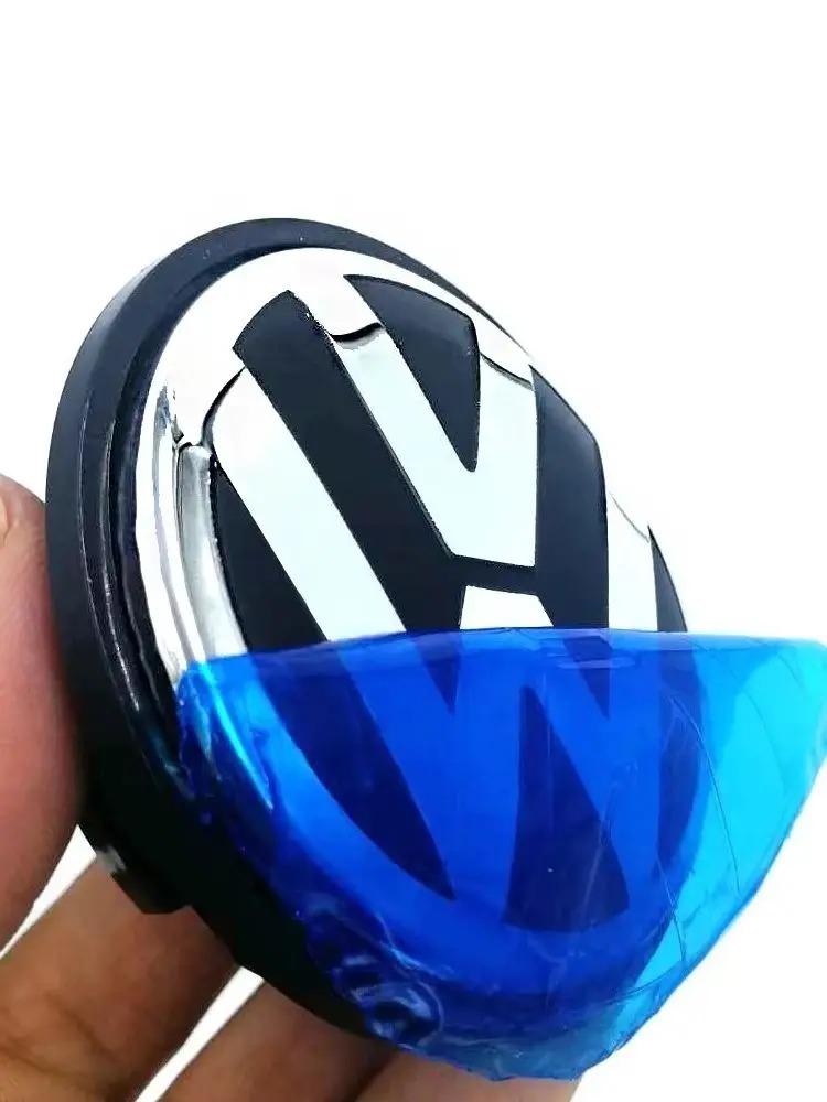 VW Car Wheel Center Cap Hub Cover 4Pcs 55mm 60mm 56mm 65mm 70mm For Volkswagen Rline R Golf Passat Polo Arteon Jetta