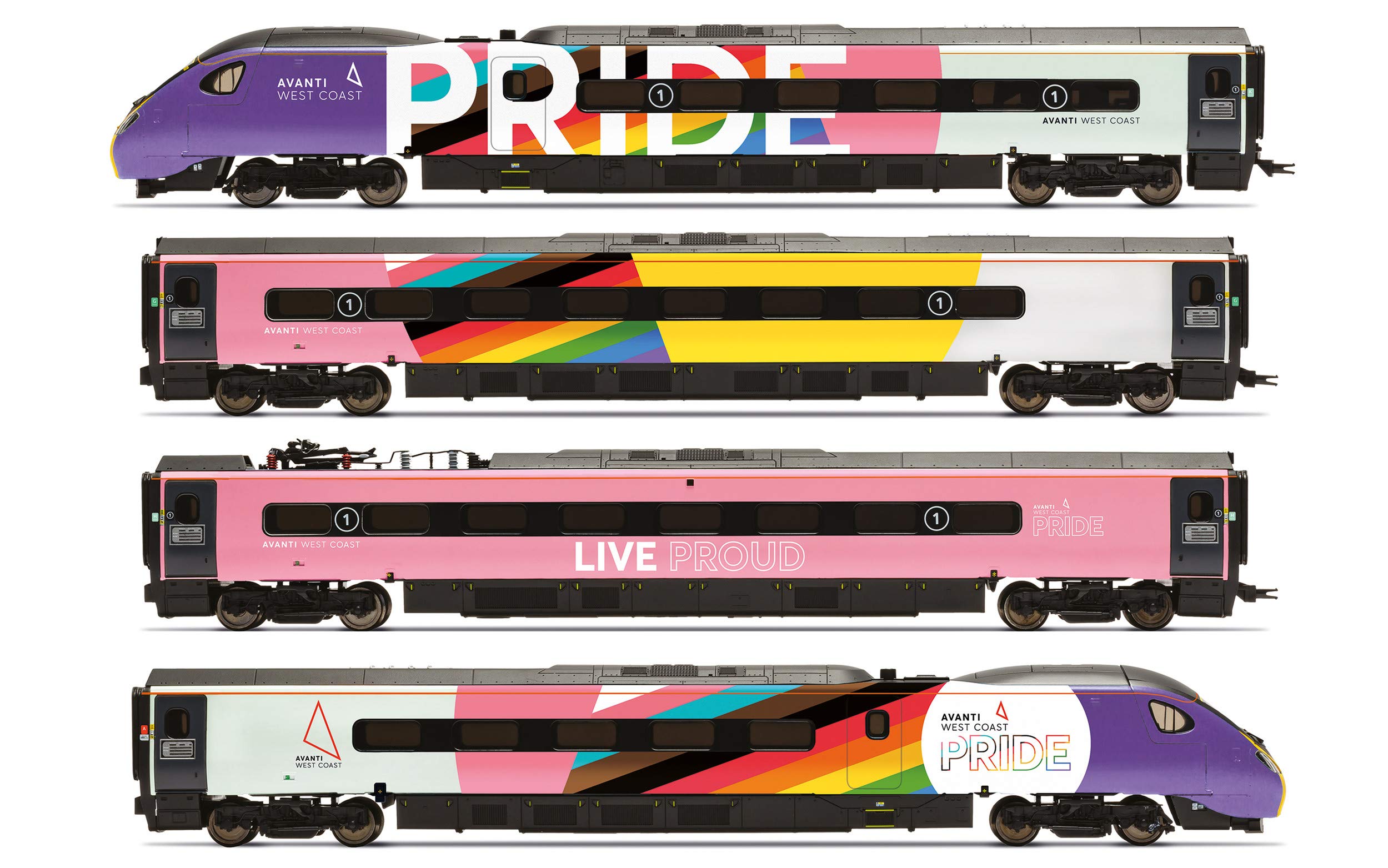 R30081 Avanti West Coast Class390 Pendolino Train Pack