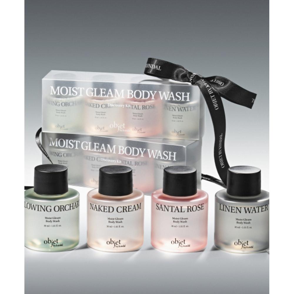 Kundal Object By Kundal Moist Gleam Body Wash Discovery Kit 30ml X 4ea NONE